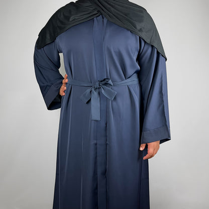 Navy Open Abaya